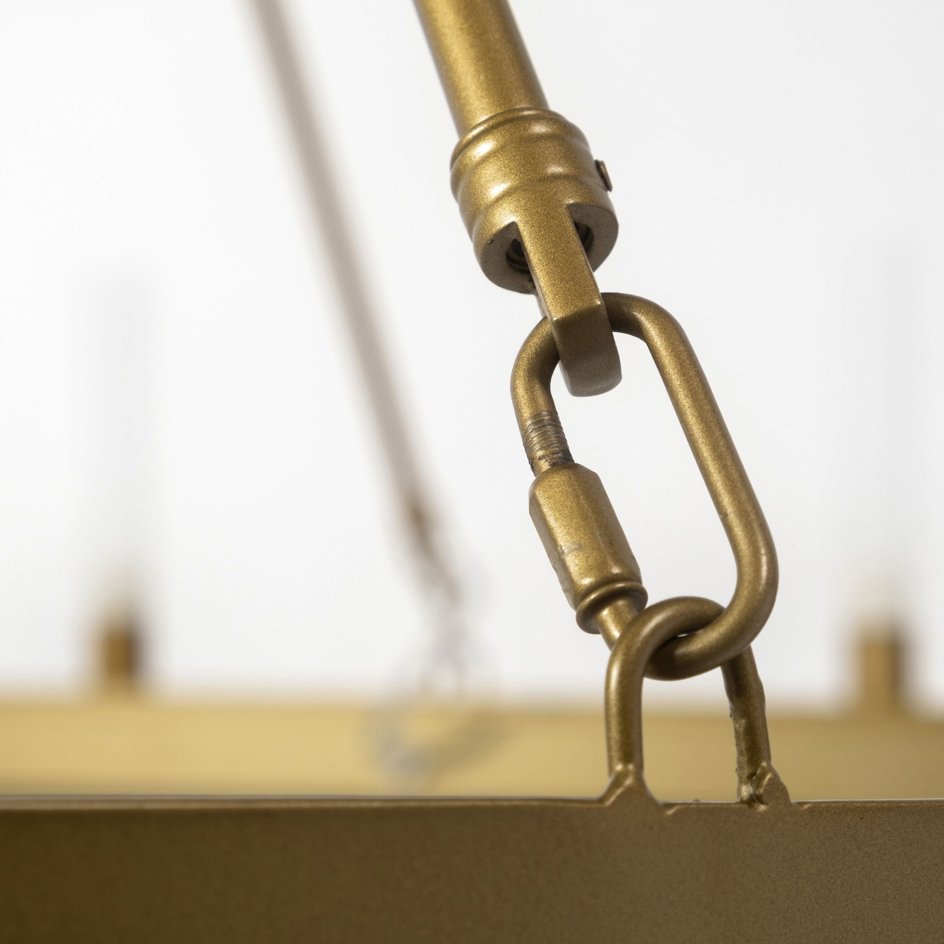 Decamp II (47.2'x36.2') Gold Metal Chassis Glass Tube Twelve Light Chandelier, by Mercana, 47.24" length x 47.24" width x 36.22" height View 7