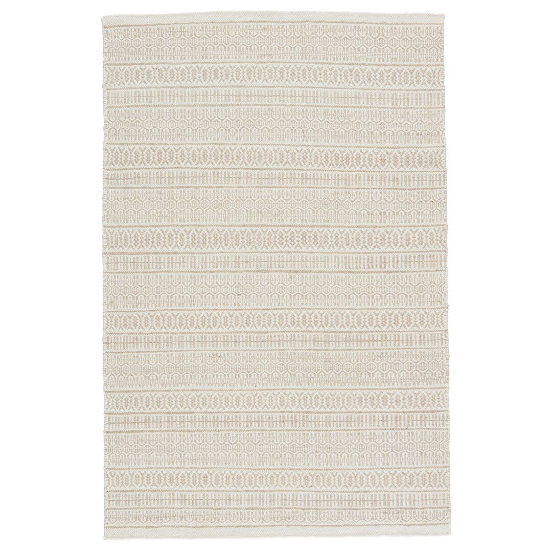 Galway Natural Trellis Ivory/ Cream Area Rug large image 