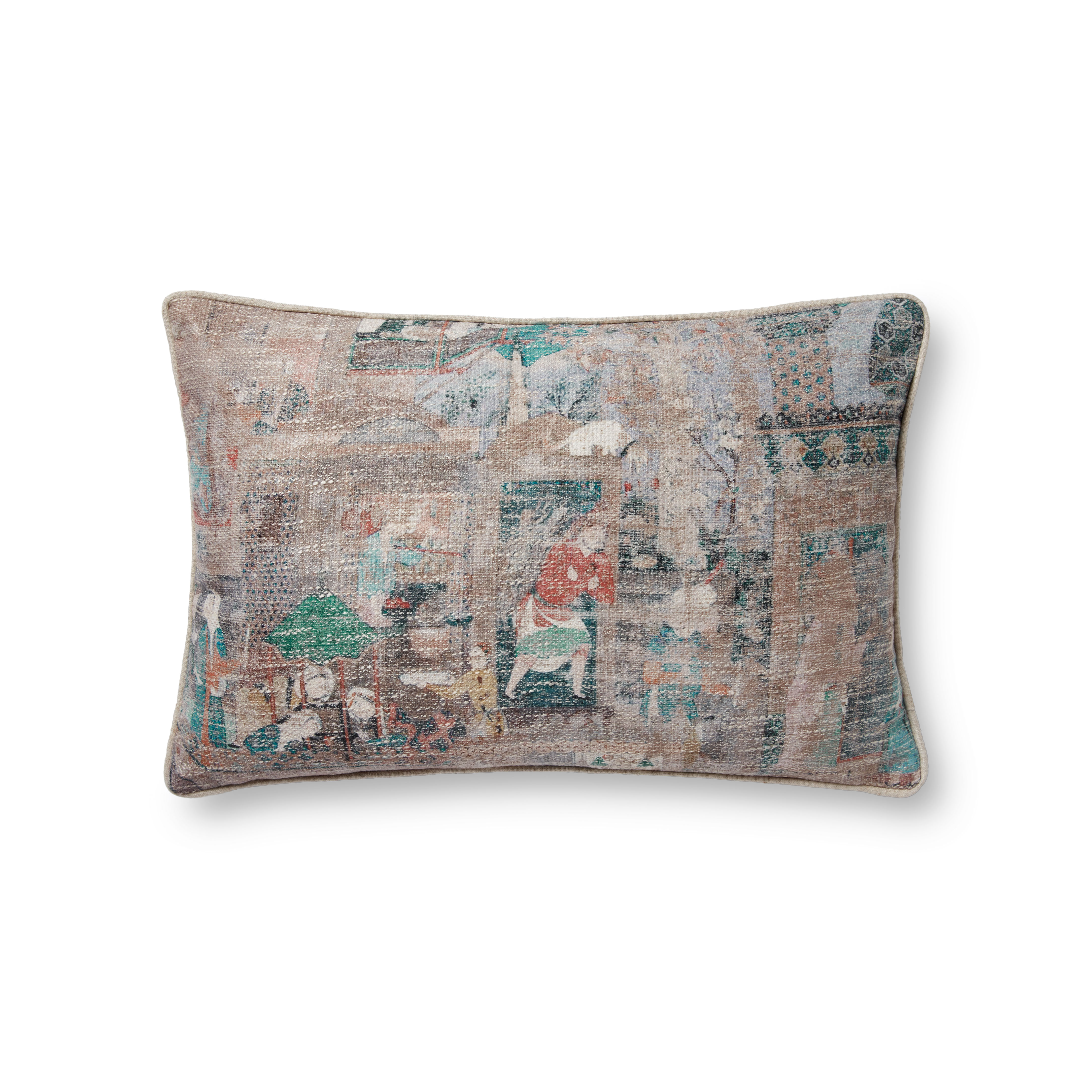 Loloi Pillows Pillow, Decorative Pillow, 13" length x 21" width