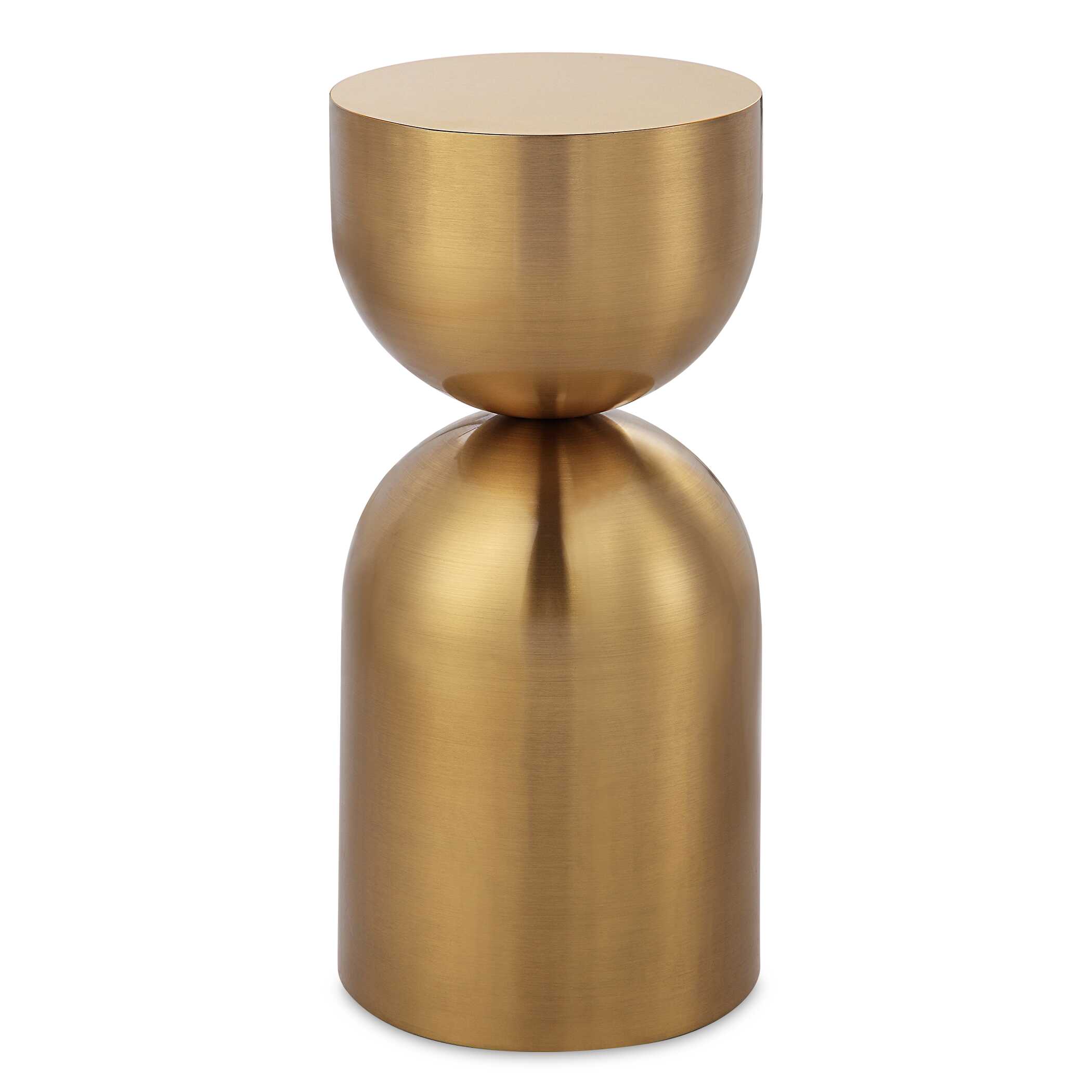 Golden Vessel Modern Accent Table large image 