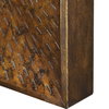 Blaise Antiqued Bronze Wall Art, by Uttermost, 31.5" width x 31.5" height x 3" depth thumbnail 5