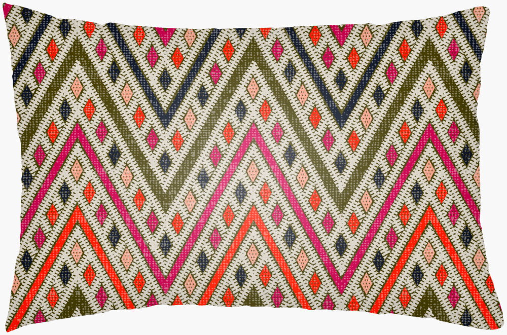 Lolita Lumbar Pillow, Decorative Pillow by Surya, 14" length x 22" width