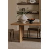 Madison Dining Table Natural, by Moe's Home, 82" width x 30" height x 42" depth thumbnail 8