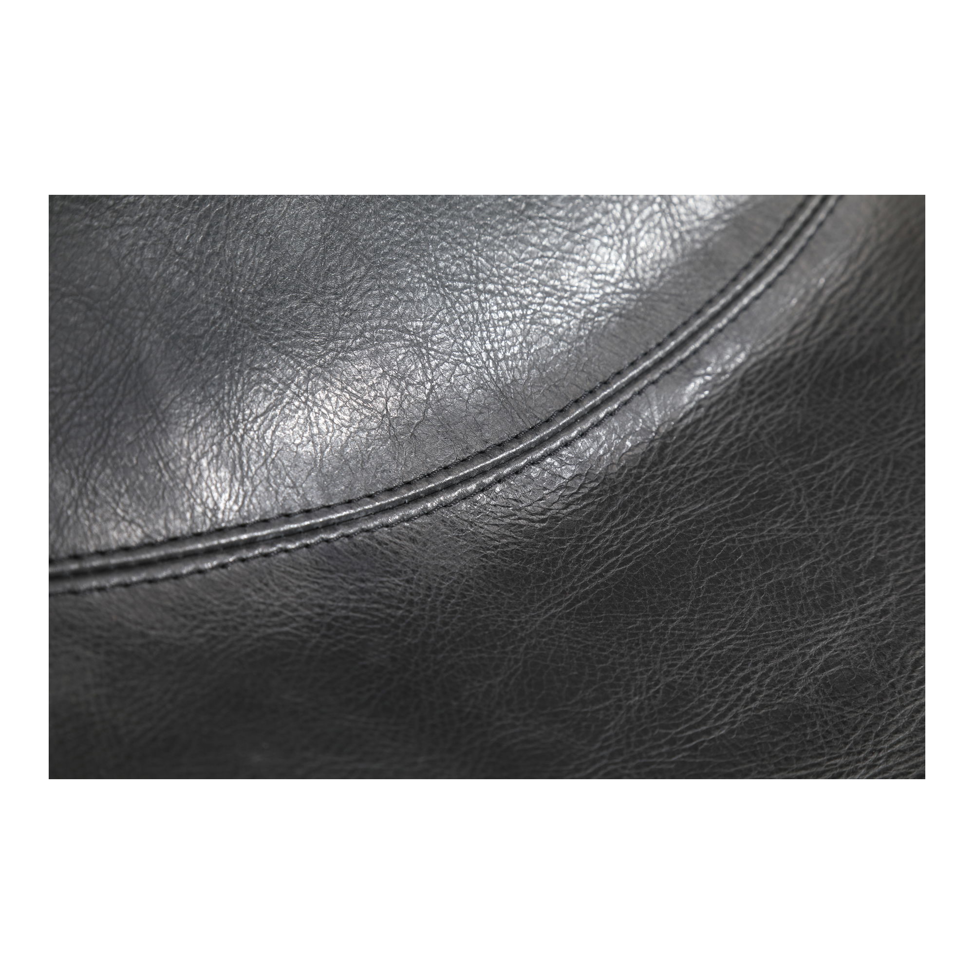 Starlet Counter Stool Onyx Black Leather - Set Of Two, Counter & Bar Stool by Moe's Home, 17" width x 32" height x 20" depth View 8