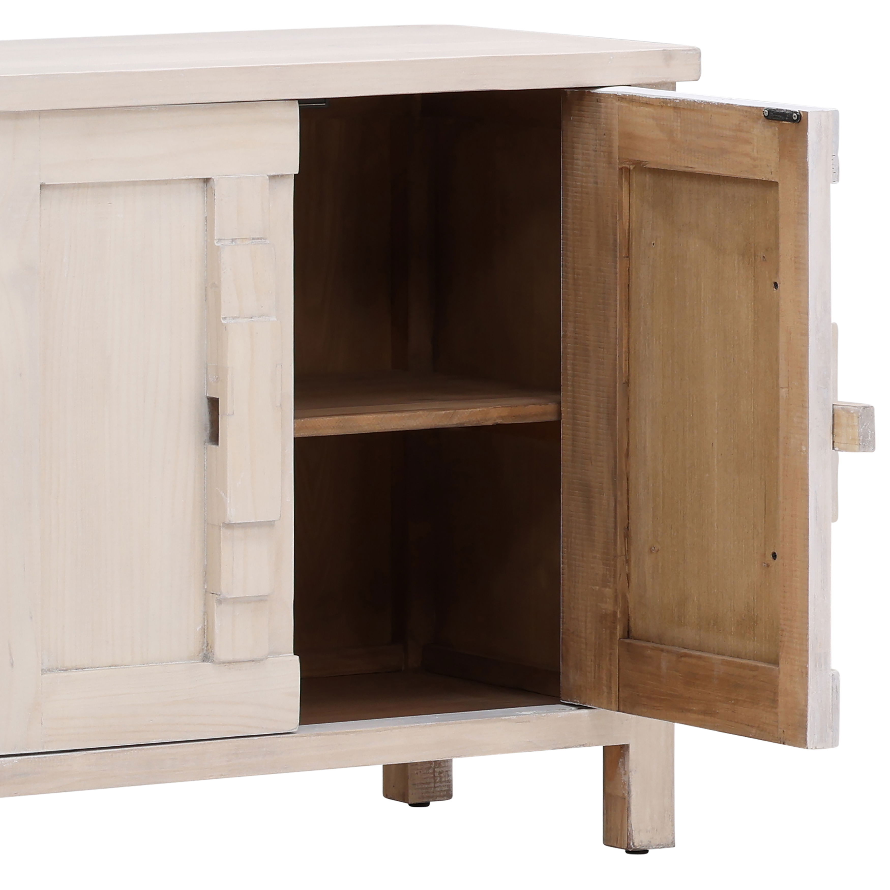Ashlin Sideboard Whitewash large image 