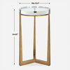 Midas Antique Gold Accent Table thumbnail 2