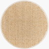 Kerala Handmade Rug, by Surya, 6' length x 6' width thumbnail
