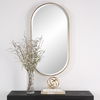 Lago Oval Gold Mirror, by Uttermost, 21.25" width x 40" height x 3" depth thumbnail 2