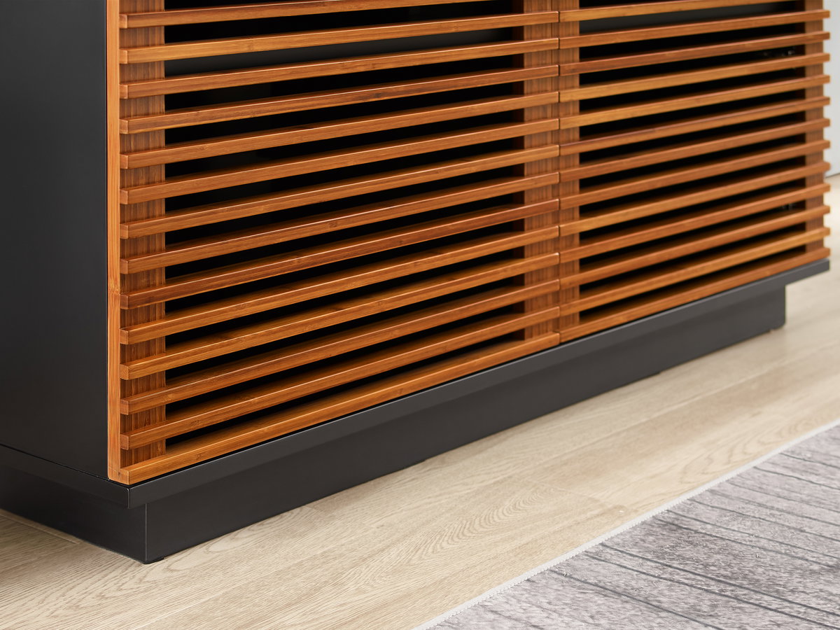 48' Rowan Media Center, Amber, Media Console by Greenington, 48.5" length x 20" width x 27.75" height View 4