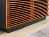 48' Rowan Media Center, Amber, Media Console by Greenington, 48.5" length x 20" width x 27.75" height thumbnail 4