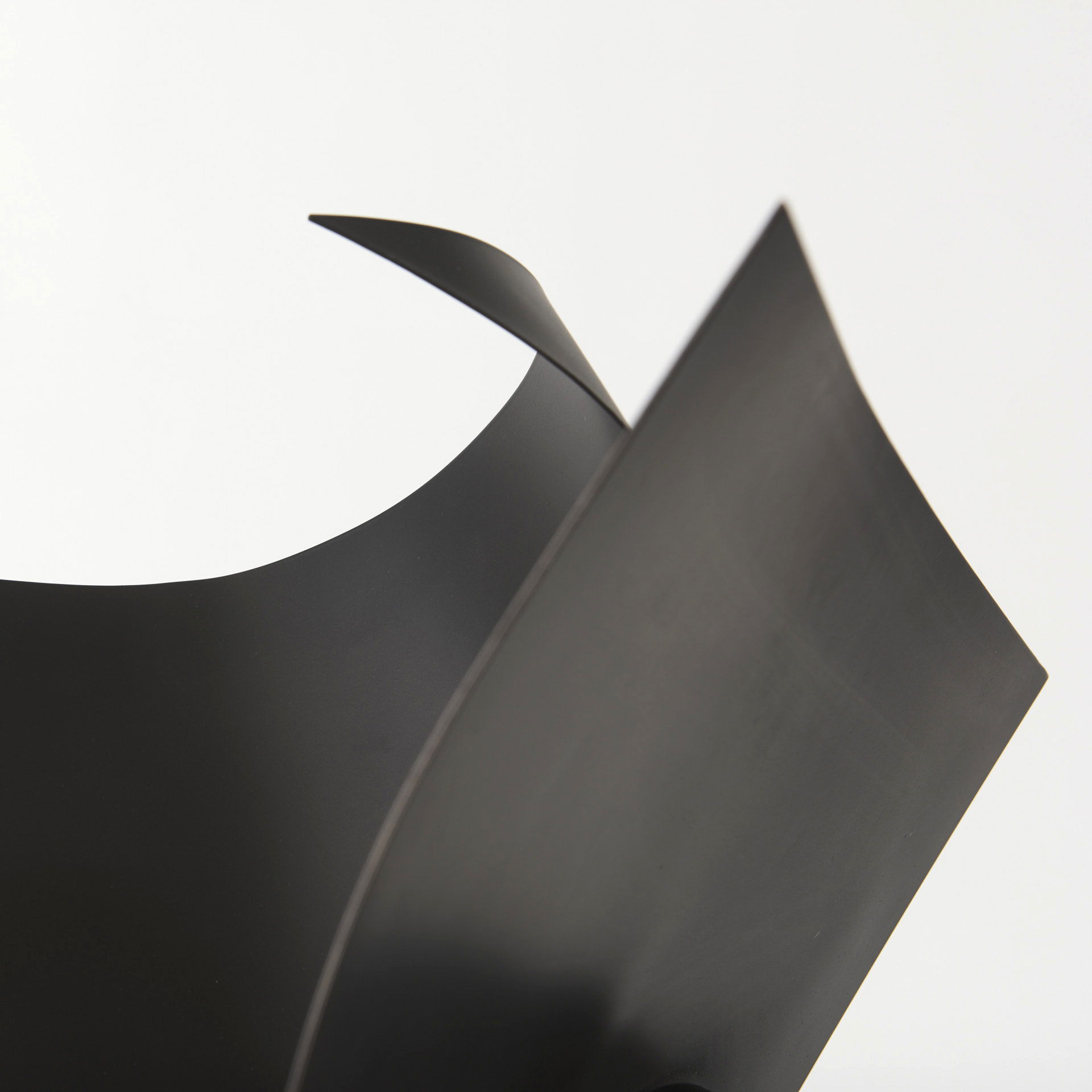 Francesca  Black Metal Sculptural Decorative Object large image 