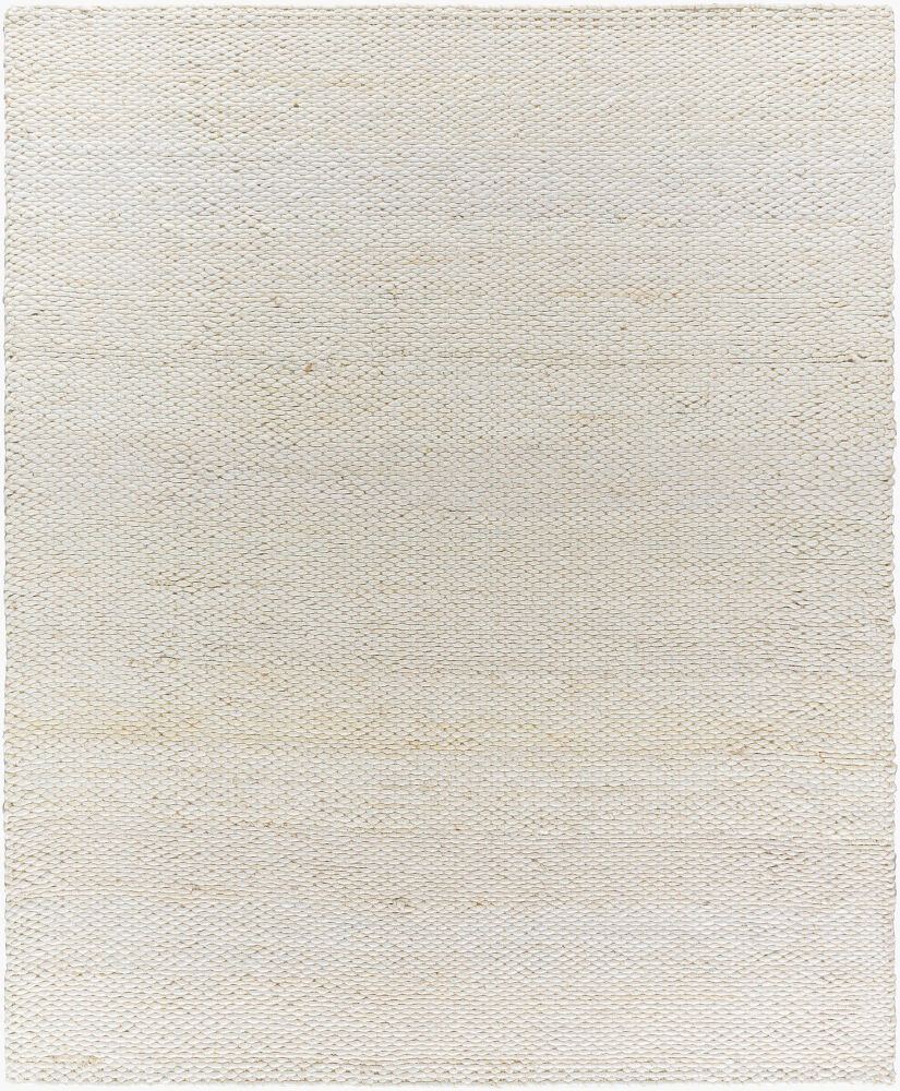 Coil Bleached Handmade Rug, by Surya, 6' length x 6' width