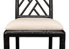 Brighton Bamboo Side Chair,Black, Dining Chair by Sarreid, 17" length x 22" width x 39" height thumbnail 13