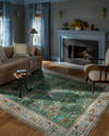 Rifle Paper Co. x Loloi Canopy Rug, 1'6" length x 1'6" width thumbnail 2
