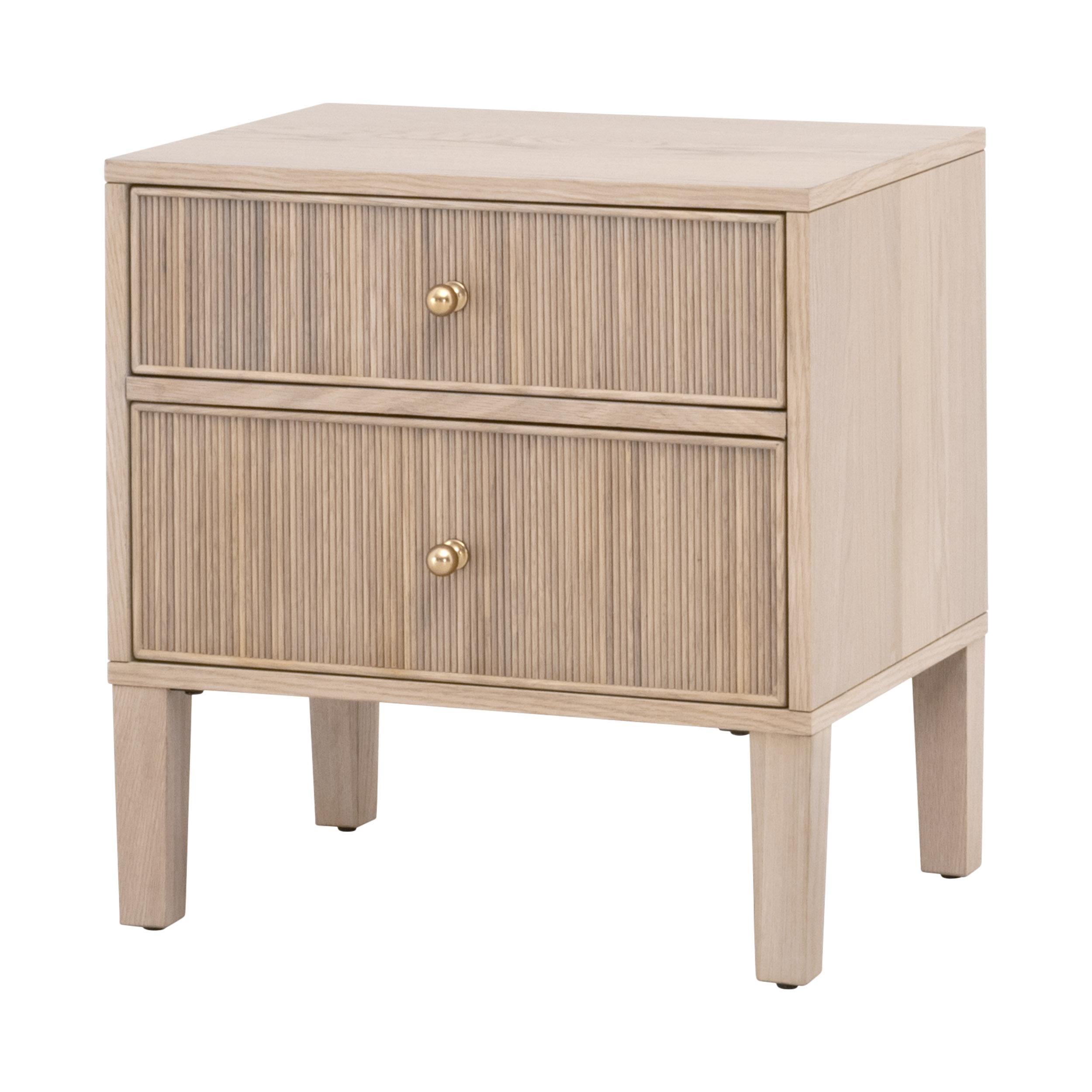 Highland 2-Drawer Nightstand, by Essentials for Living, 23" width x 24" height x 17" depth View 3