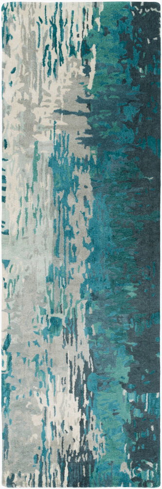 Banshee Handmade Rug, by Surya, 8' length x 2'6" width