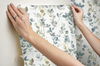 Joyful Eucalyptus Navy Peel & Stick Wallpaper thumbnail 6
