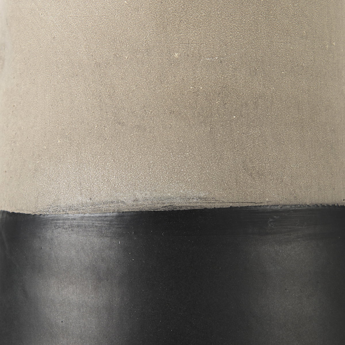Garand Large 18.8H Two-Toned Black/Natural Ceramic Jug, Decorative Jar by Mercana, 7" length x 6" width x 16" height View 13
