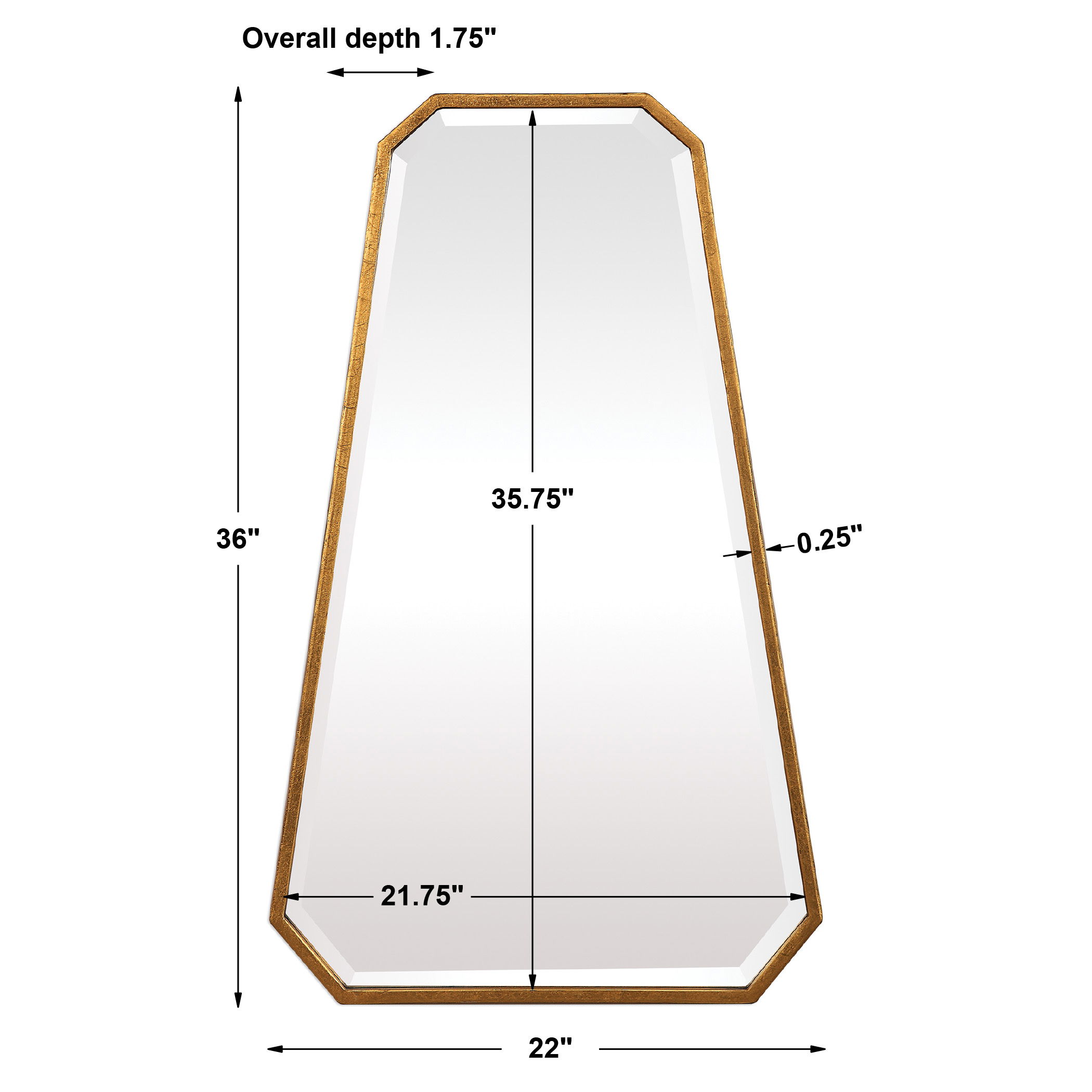 Ottone Modern Mirror large image 