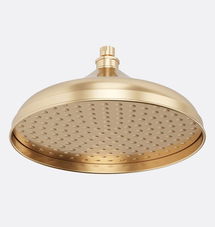 Online Designer Bathroom 12" Rain Shower Head - Aged Brass