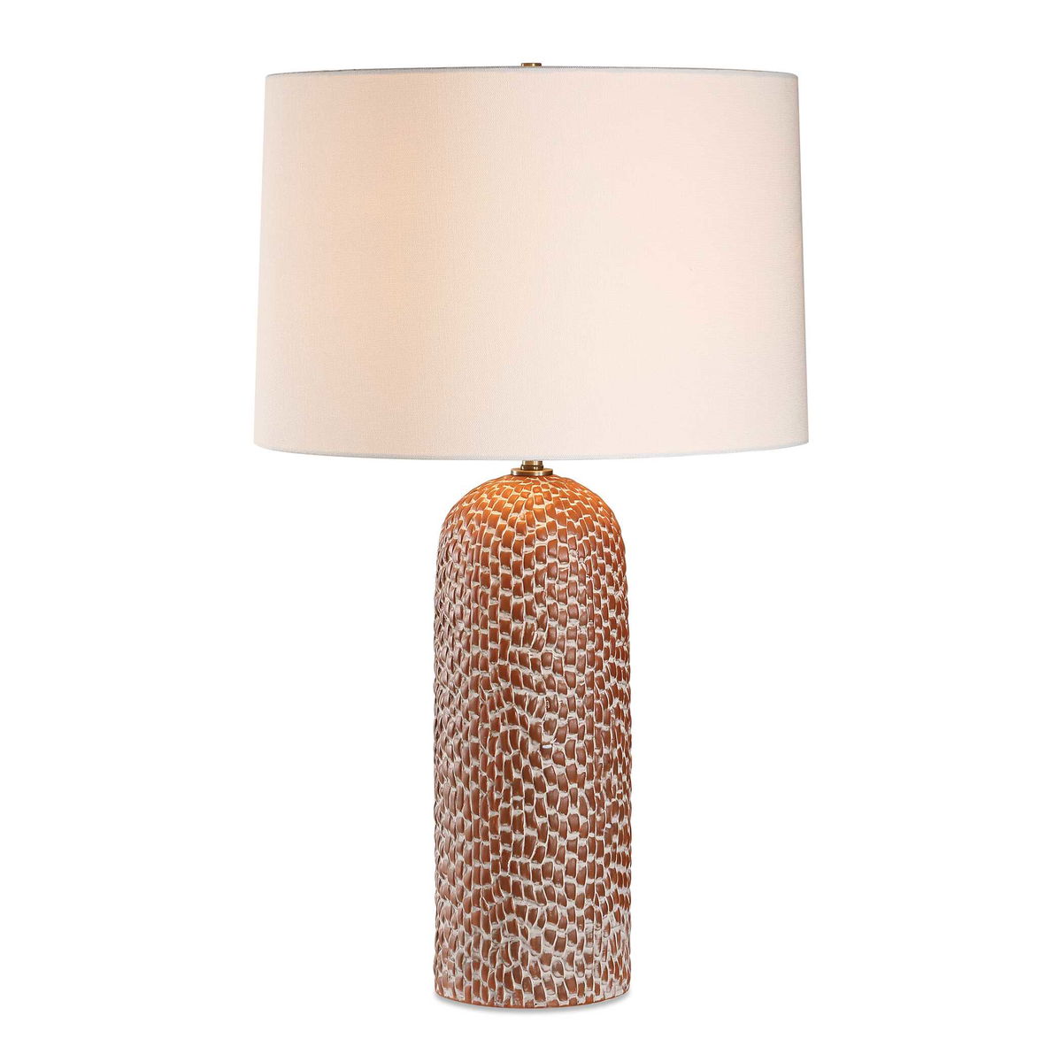 Maclura Brown Table Lamp, by Uttermost, 17" width x 28" height x 17" depth View 1