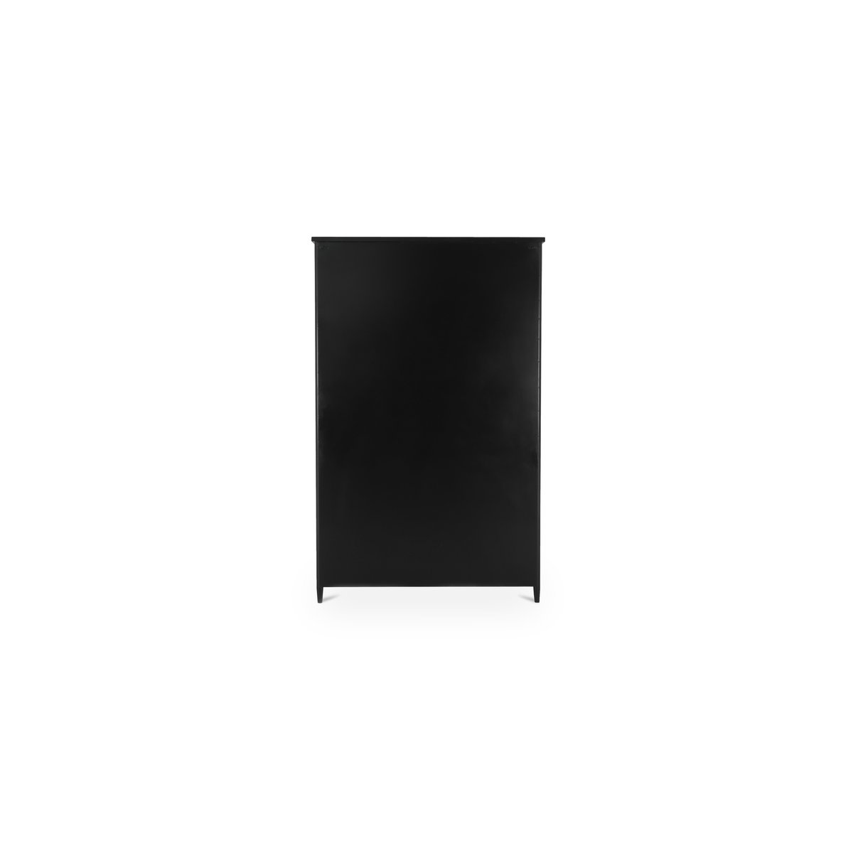 Henry Metal Tall Cabinet Black, Cabinets & Sideboard by Moe's Home, 48.5" width x 78" height x 17.5" depth View 5