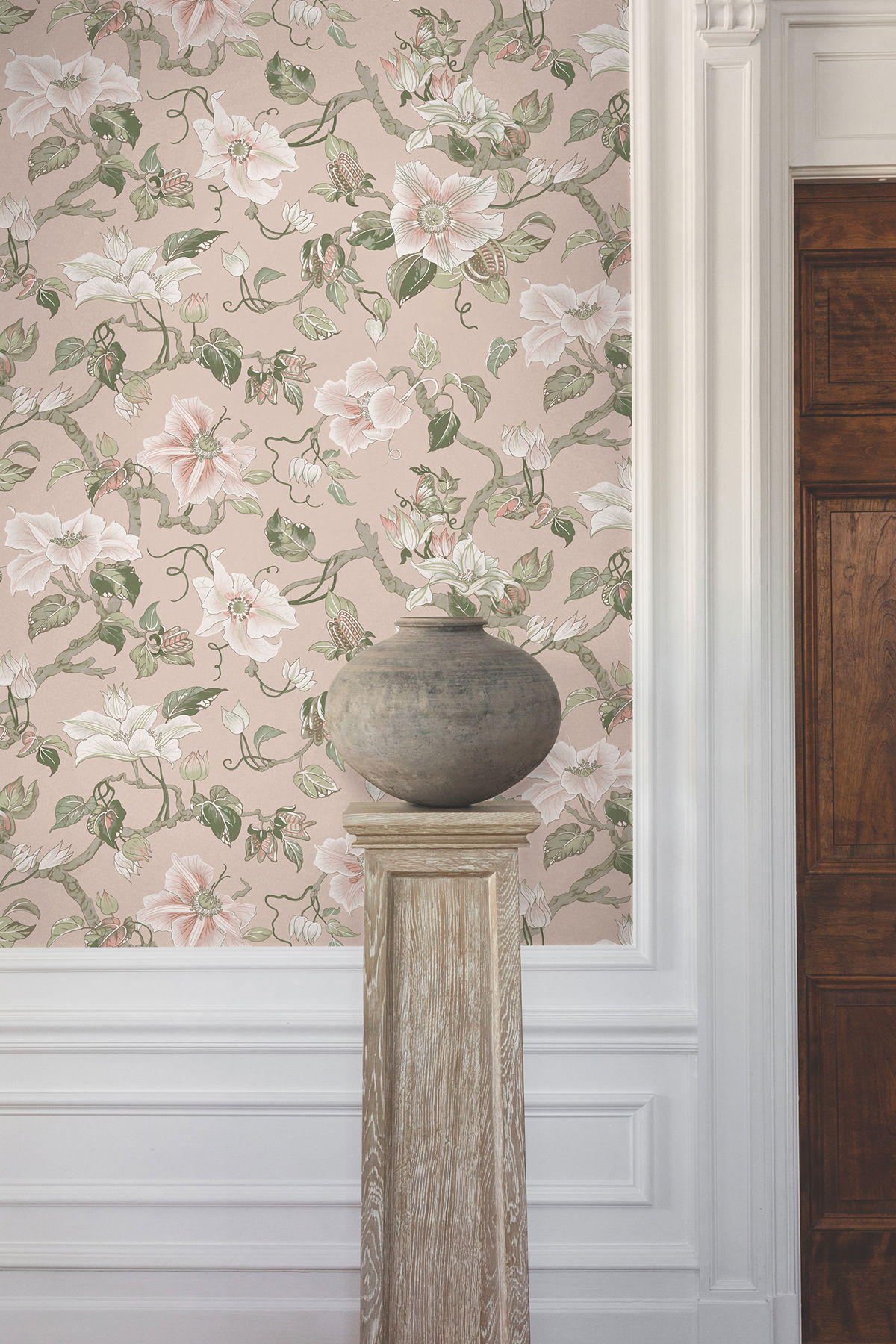 Marguerite Vine Blush Wallpaper large image 