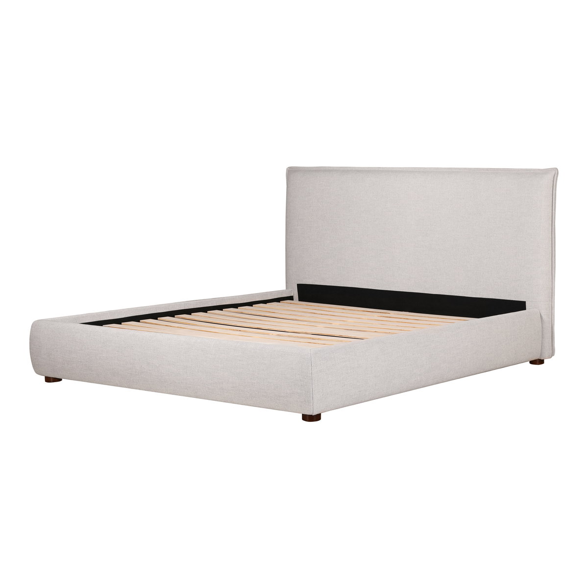 Luzon Queen Bed Light Grey, by Moe's Home, 70" width x 45.5" height x 88.5" depth View 4