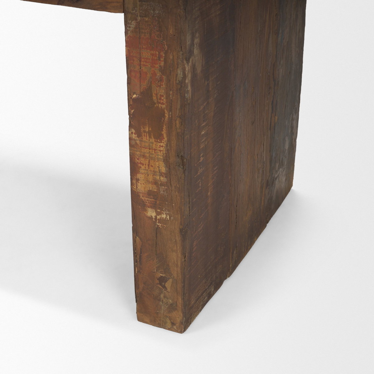 Estelle Rustic Brown Reclaimed Wood Bench, Benche by Mercana, 55" length x 16" width x 18" height View 11