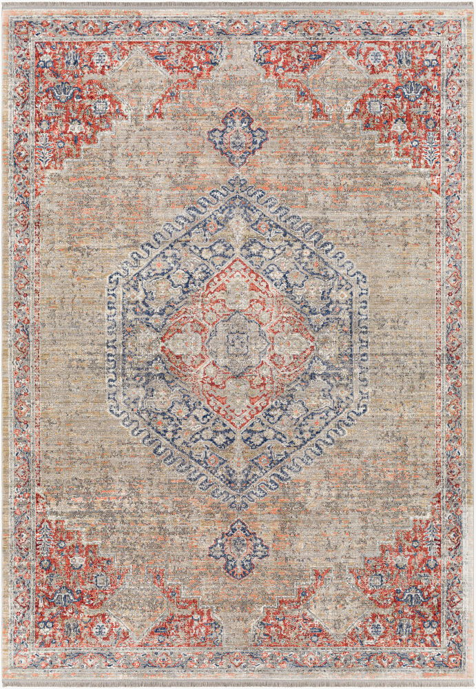 Eclipse Machine Woven Rug, by Surya, 9'6.17" length x 6'6.74" width