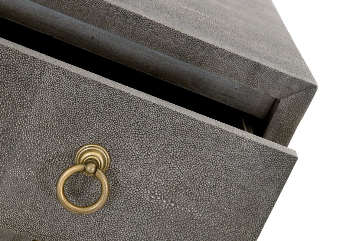 Strand Shagreen 3-Drawer Nightstand, by Essentials for Living, 35" width x 30" height x 19" depth View 5