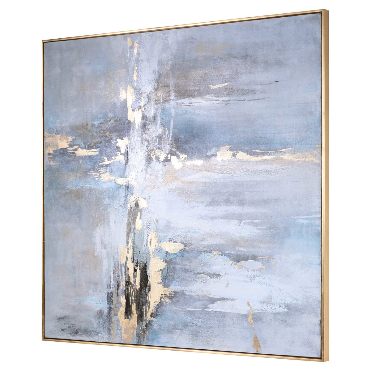 Road Less Traveled Abstract Art, by Uttermost, 4'3" width x 4'3" height x 1.7" depth View 6