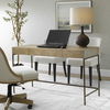 Aristotle Natuiral Wood Modern Desk thumbnail 3