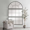 Rousseau Iron Window Mirror, by Uttermost, 30" width x 60" height x 1.25" depth thumbnail 9