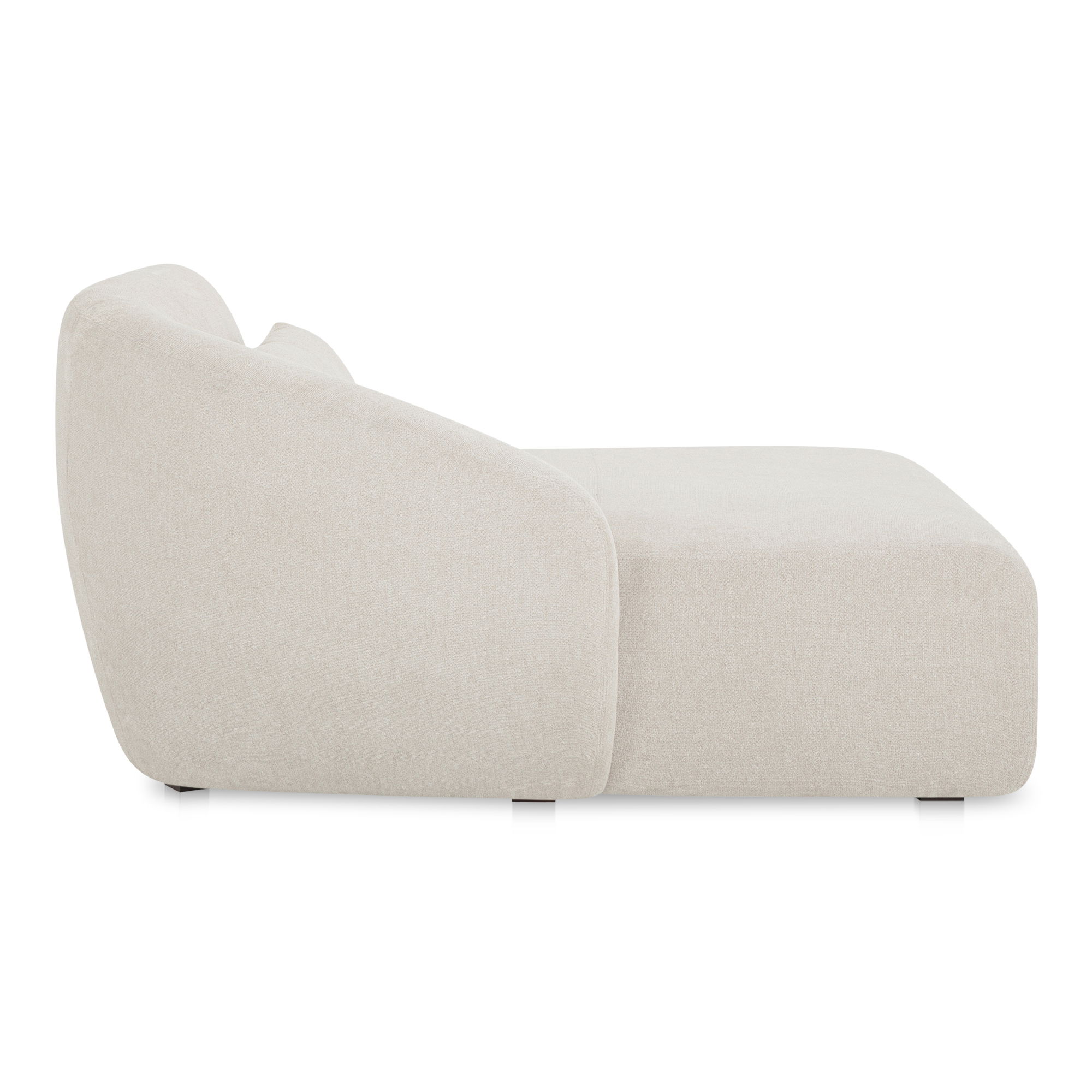 Amelia Left Arm Facing Chaise Warm White large image 