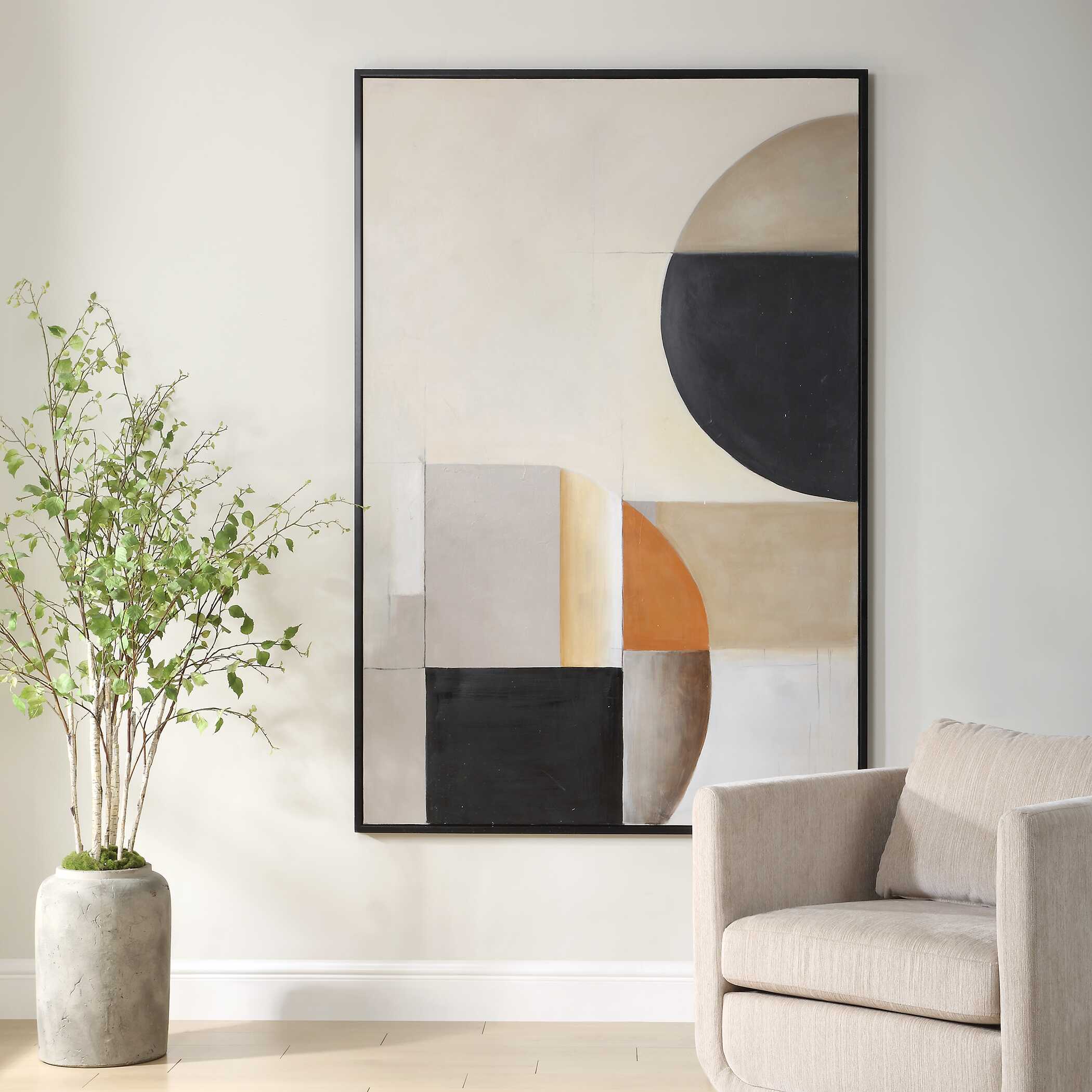 Western Hemisphere Hand Painted Canvas large image 