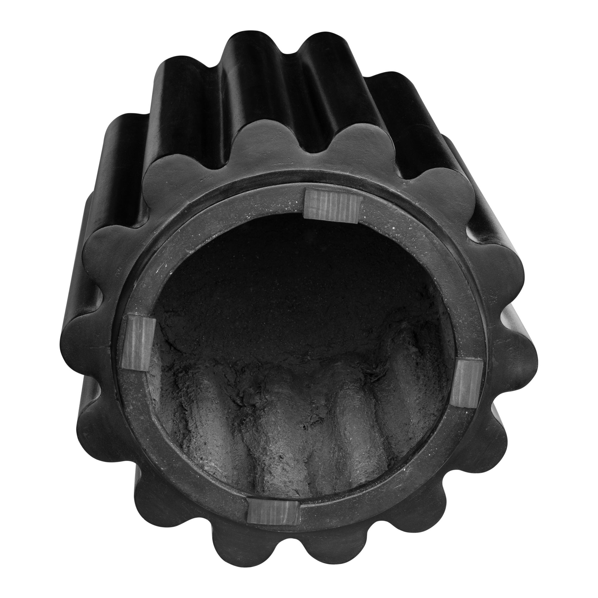 Taffy Accent Table Black, Counter & Bar Stool by Moe's Home, 15" width x 18.5" height x 15" depth View 3