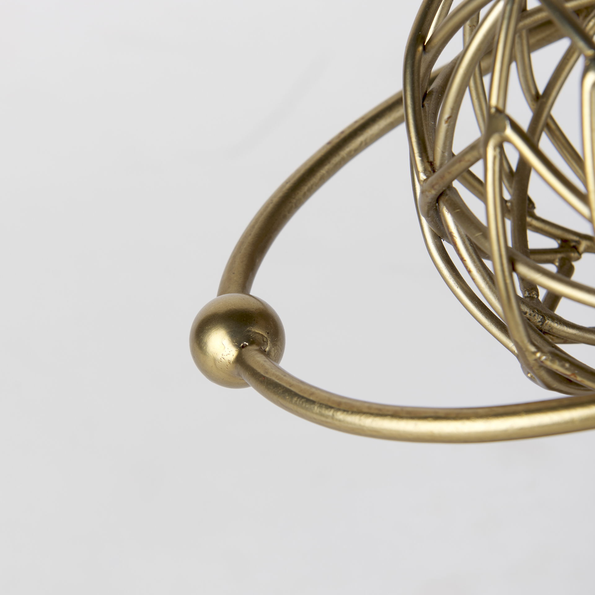 Atlas  Gold Metal Solar System Ornament large image 