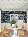 Fanciful Navy Wallpaper, by York Wall, 27' length x 2'3" width x 0.02" depth thumbnail 2