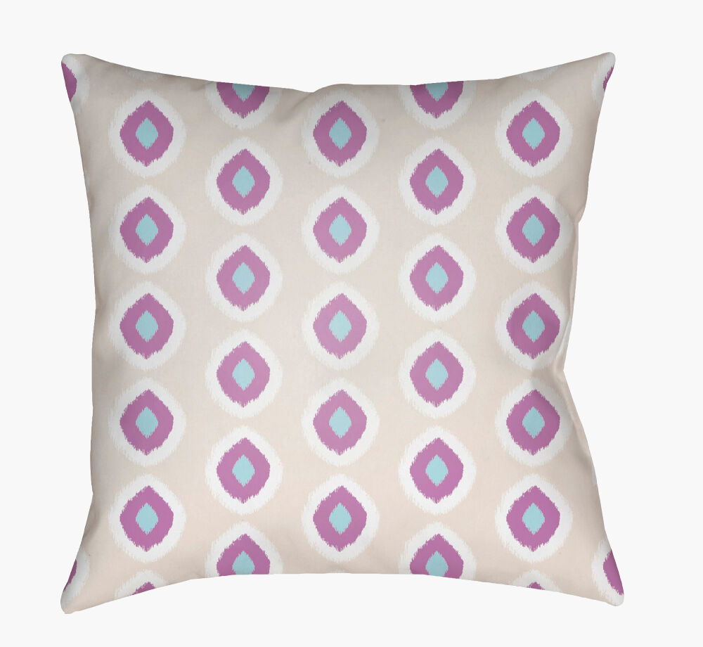 Circles Accent Pillow, Decorative Pillow by Surya, 18" length x 18" width