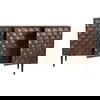 Pablo 3 Door Sideboard Dark Brown thumbnail 2