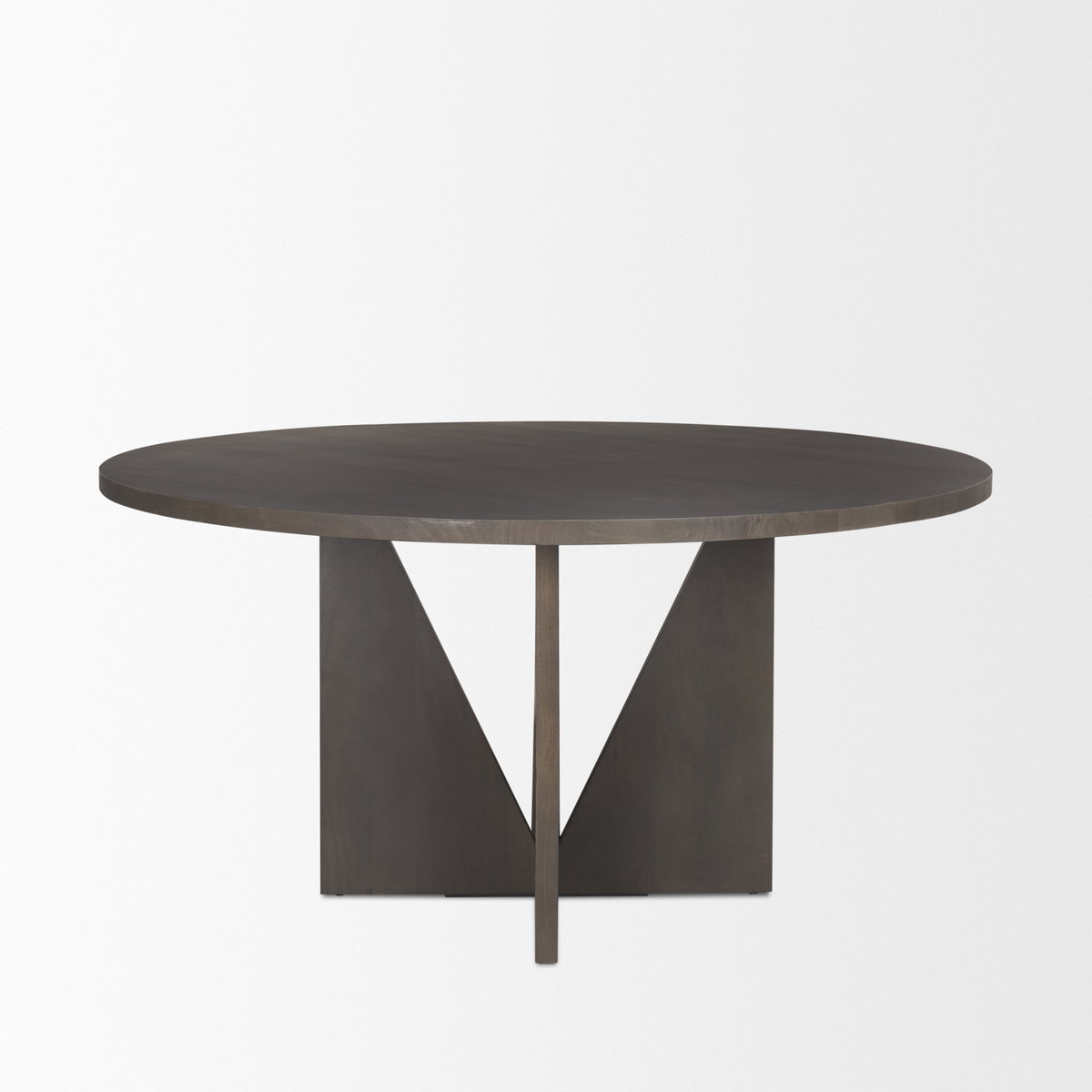 Tarro 60' Round Dining Table | Espresso Wood | Seats 6, by Mercana, 60" length x 60" width x 30" height View 6