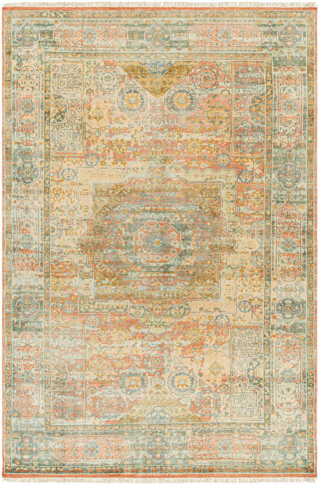 Hamadan Handmade Rug, by Surya, 9' length x 6' width