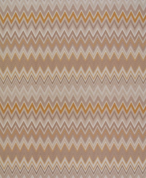 Zig Zag Beige Wallpaper