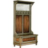 Riyo Distressed Hall Tree, Entry & Hallway by Uttermost, 40.75" width x 73.25" height x 19" depth thumbnail 1