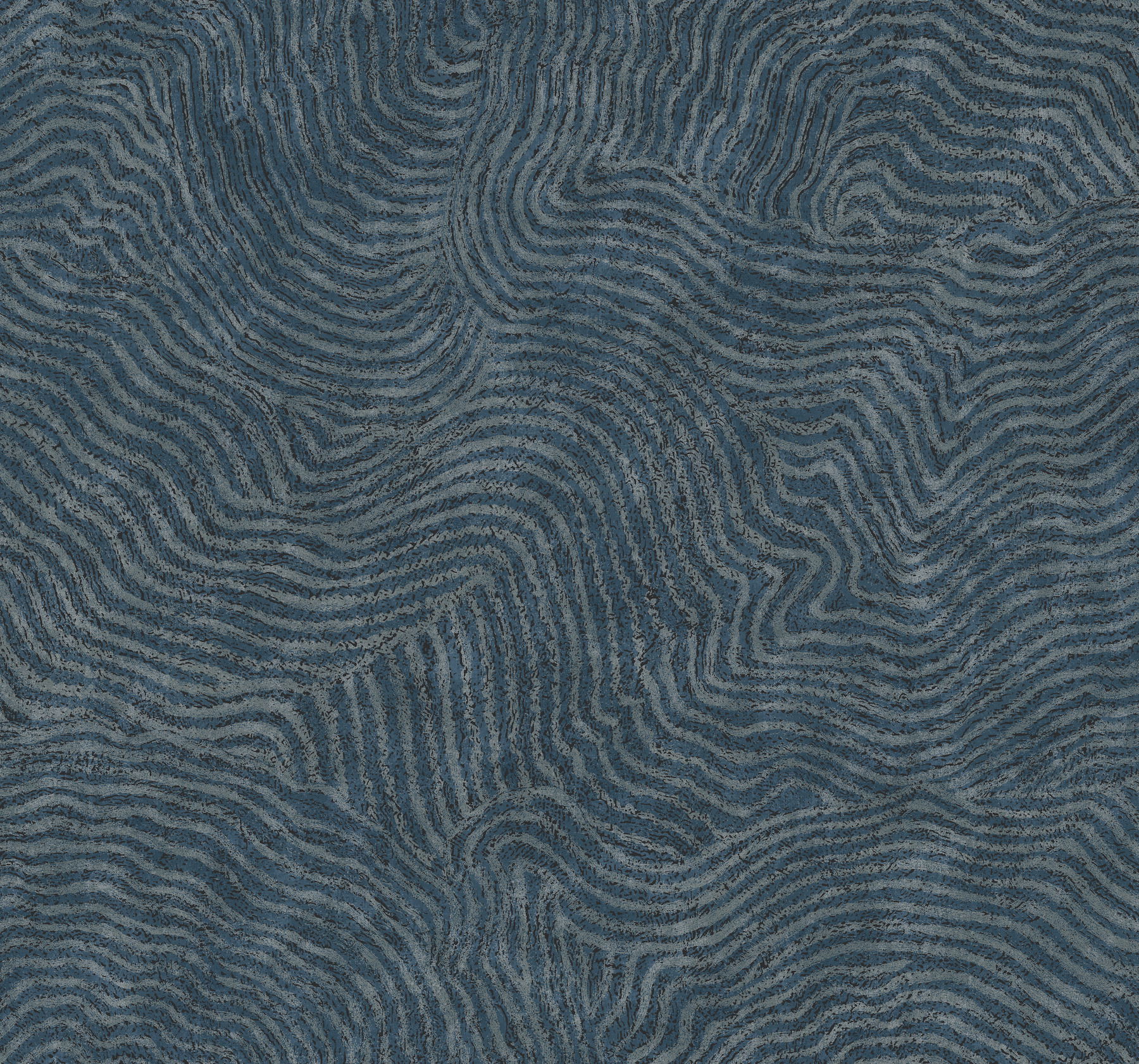 Modern Wood Indigo Wallpaper large image 