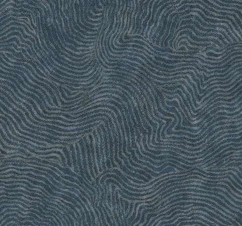 Modern Wood Indigo Wallpaper