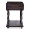 Tabitha Nightstand Dark Brown, by Moe's Home, 26" width x 26" height x 18" depth thumbnail 3
