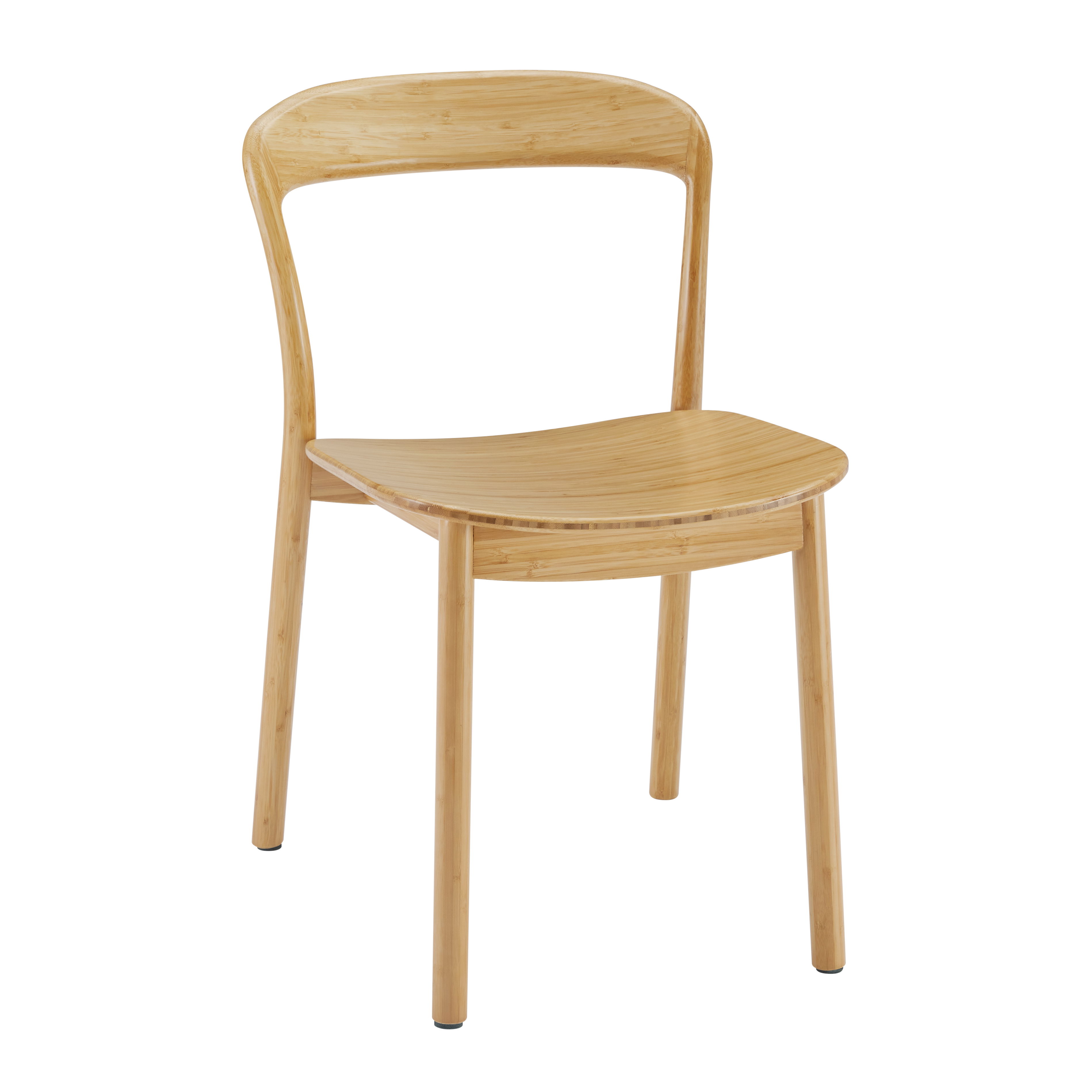 Hanna Dining Chair Bamboo Seat, Wheat (Set of 2), Kitchen & Dining Room by Greenington, 18" length x 21.5" width x 30.75" height View 1