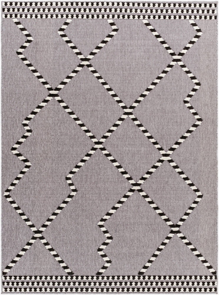 Lyna Machine Woven Rug, by Surya, 4'11.84" length x 3'3.37" width